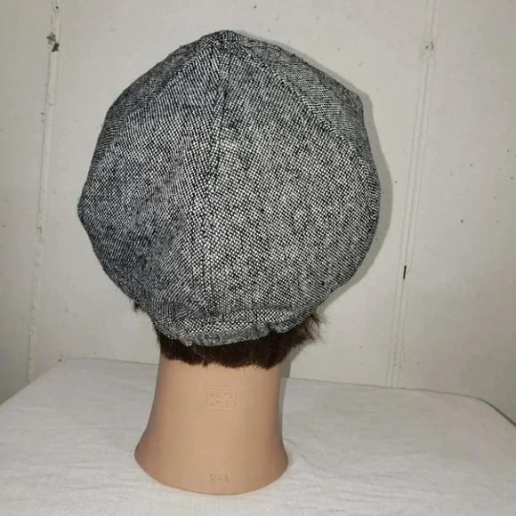 Fashion Black/ white‎ tweed Gatsby hat - Picture 4 of 6